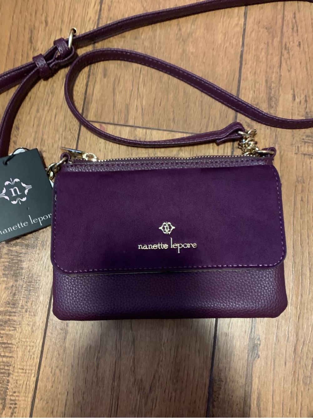 Nanette Lepore Plumberry Crossbody NWT - Picture 2 of 5